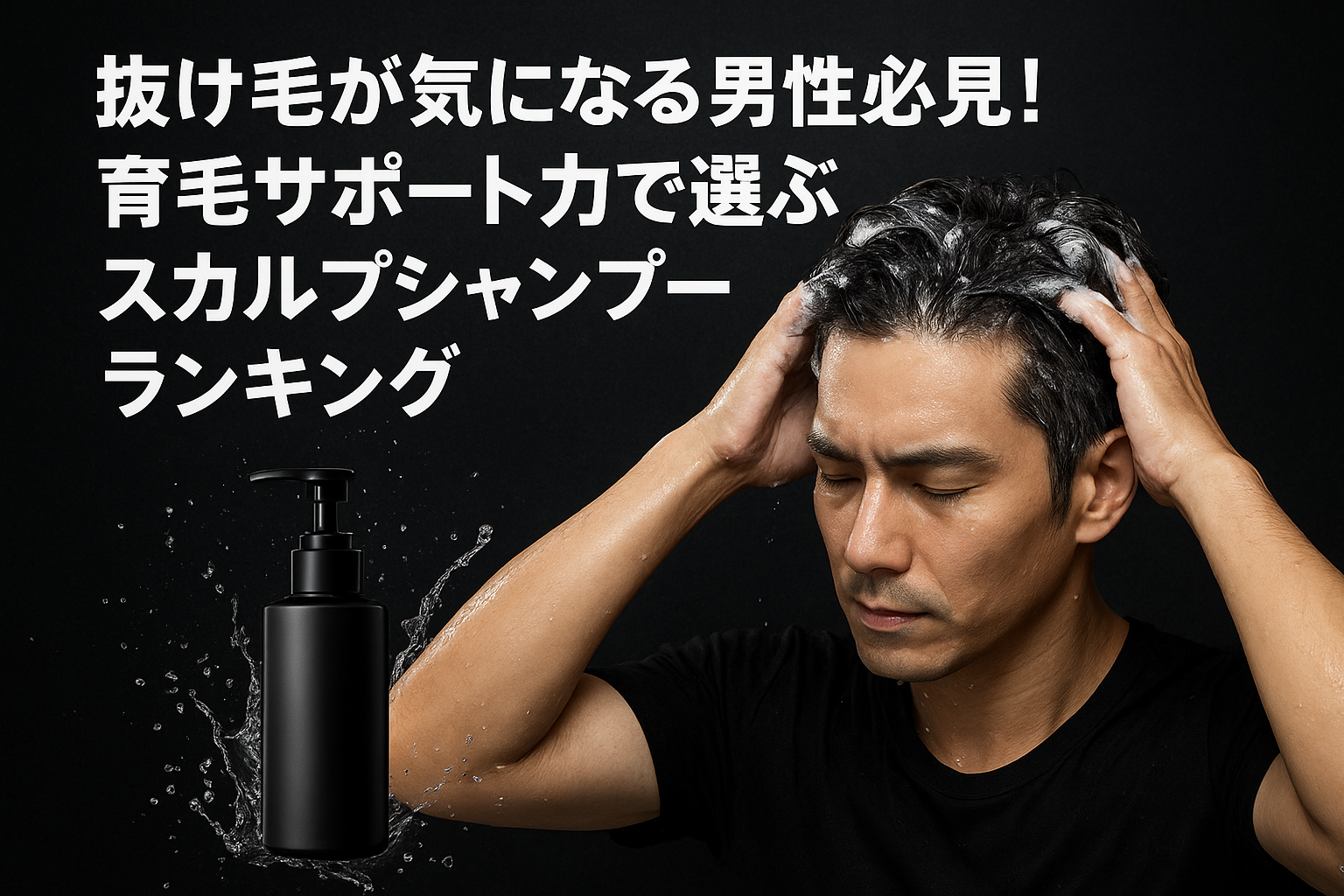 【抜け毛が気になる男性必見！育毛サポート力で選ぶスカルプシャンプーランキング【LUXEが1位】】