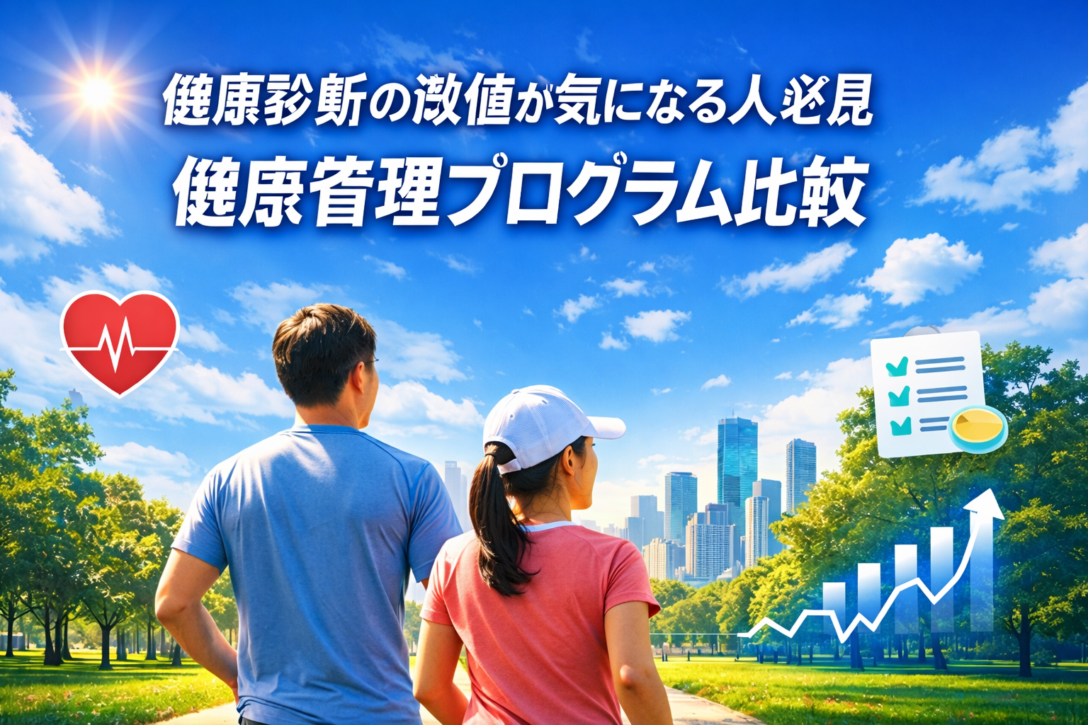 健康診断の数値が気になる人必見｜健康管理プログラム比較