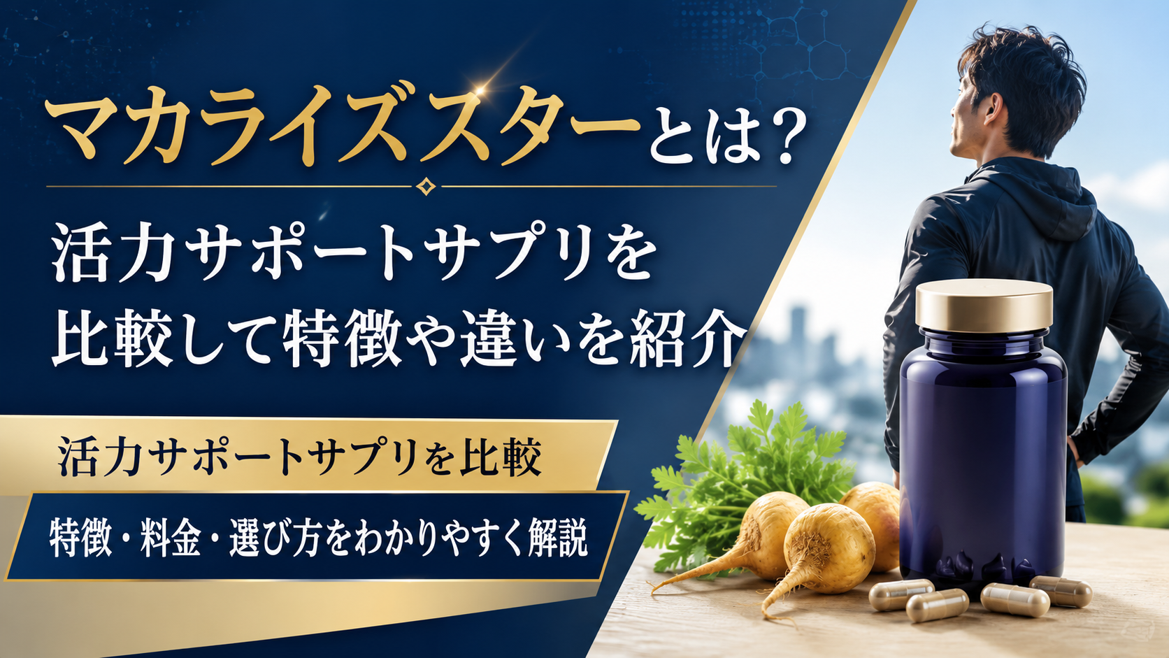 マカライズスターとは?活力サポートサプリを比較して特徴や違いを紹介