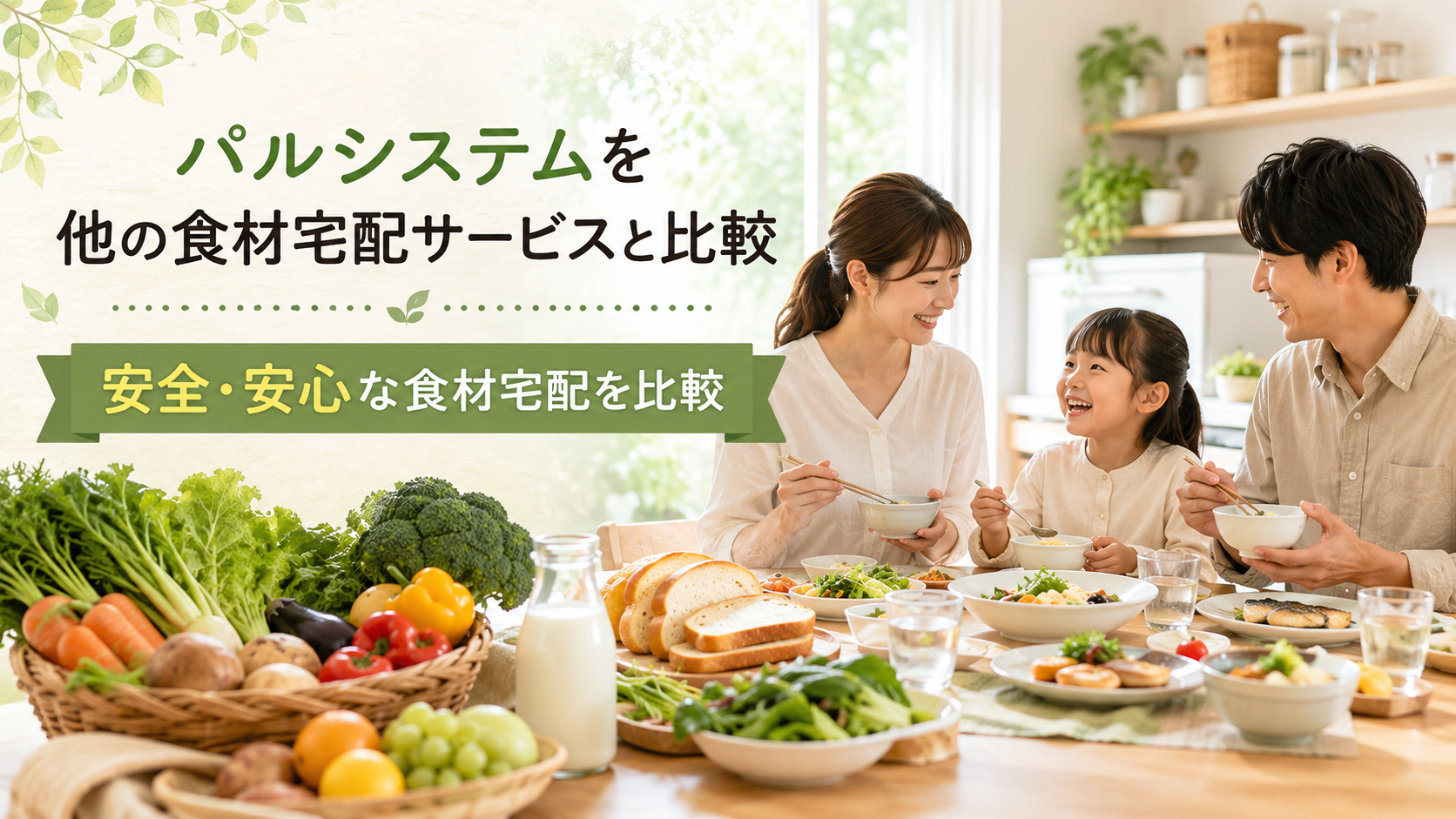 パルシステムを他の食材宅配サービスと比較|特徴・料金・選び方を解説